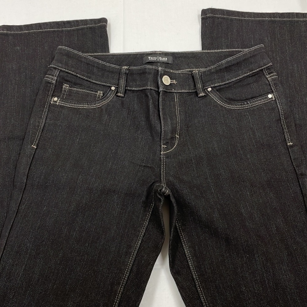 White House Black Market blanc Jeans sz 6R - Picture 2 of 7